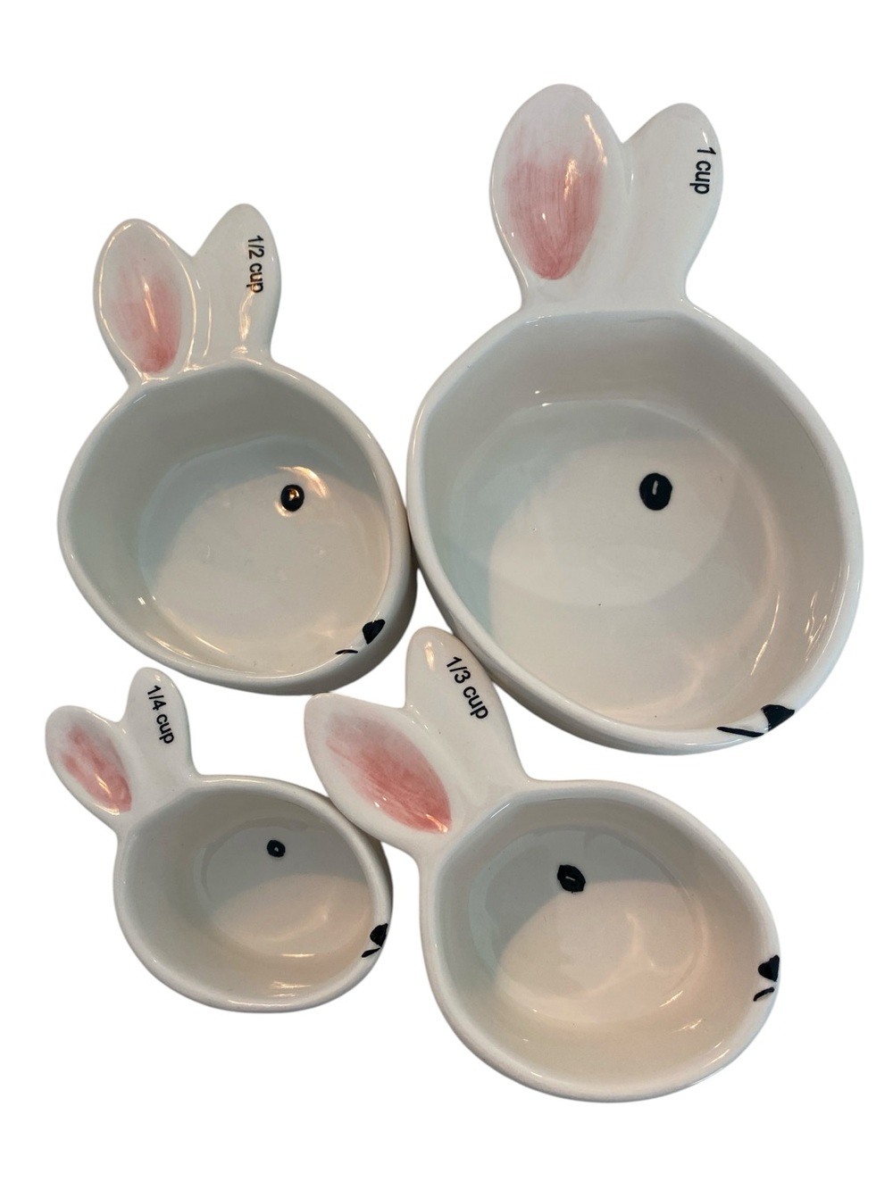 Bunny Ceramic Measuring Cups
